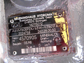 Motor hidráulico por Máquina de construção Brueninghaus Hydromatik A6VM160EP2X/63W-VZB017A-S -: foto 5