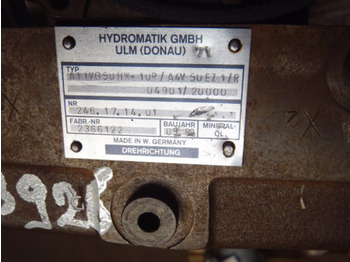 Bomba hidráulica por Máquina de construção Hydromatik A11VG50HW-10P -: foto 3