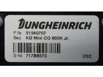 Painel de instrumentos por Equipamento de movimentação Jungheinrich 51540707 Display KD mini Co 800K Jr. sn. 717B8570: foto 3