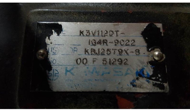 Hidráulica Kawasaki K3V112DT-IG4R-9C22 - Load sensing pump: foto 4