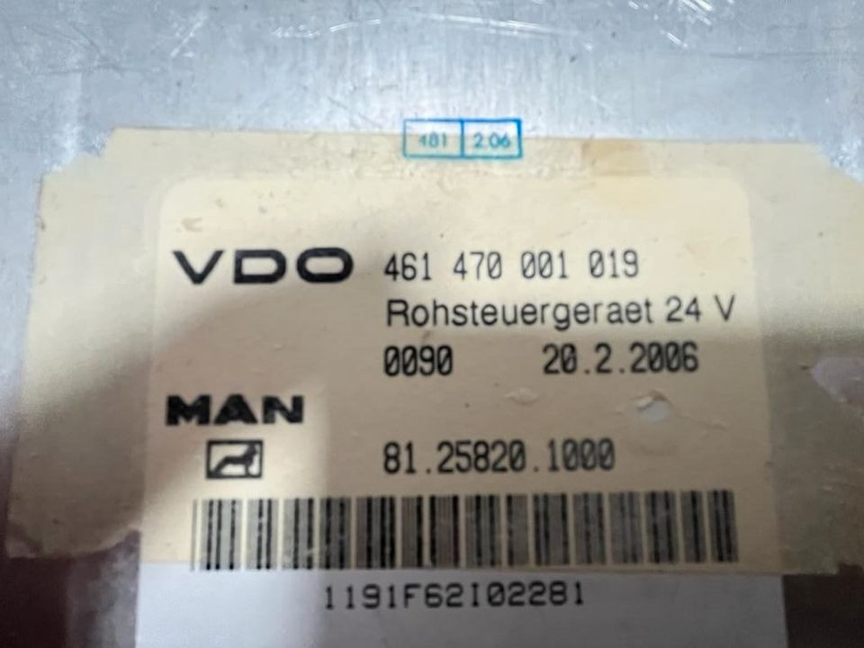 Centralina electrónica por Camião MAN VDO  Rohsteuergerät 81.25820.1000: foto 2