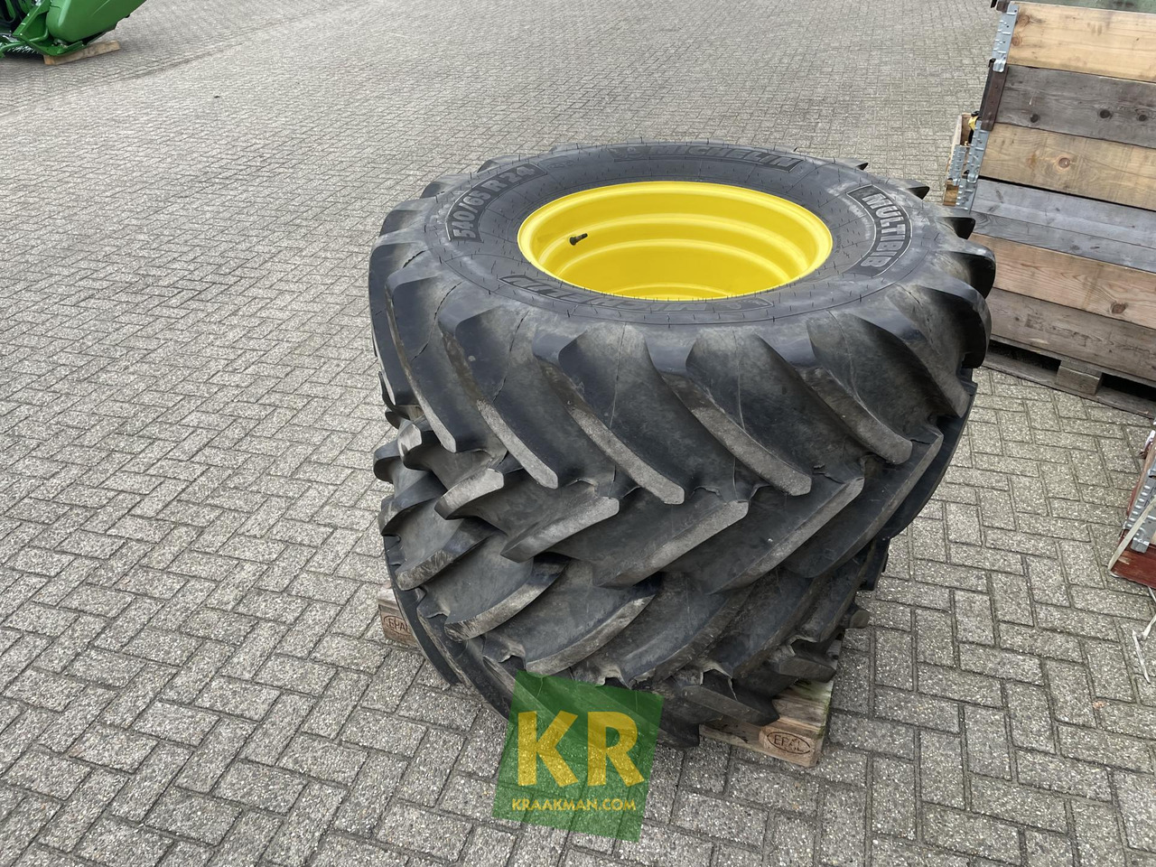 Roda completa por Máquina agrícola novo Multibib 540/65R24 set op velg Michelin: foto 2