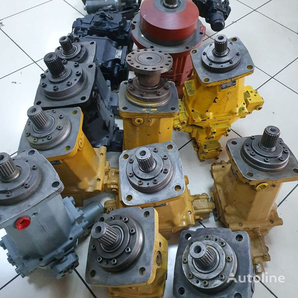 Motor hidráulico por Retroescavadeira Rexroth A8VO107  for Rexroth backhoe loader for parts: foto 4