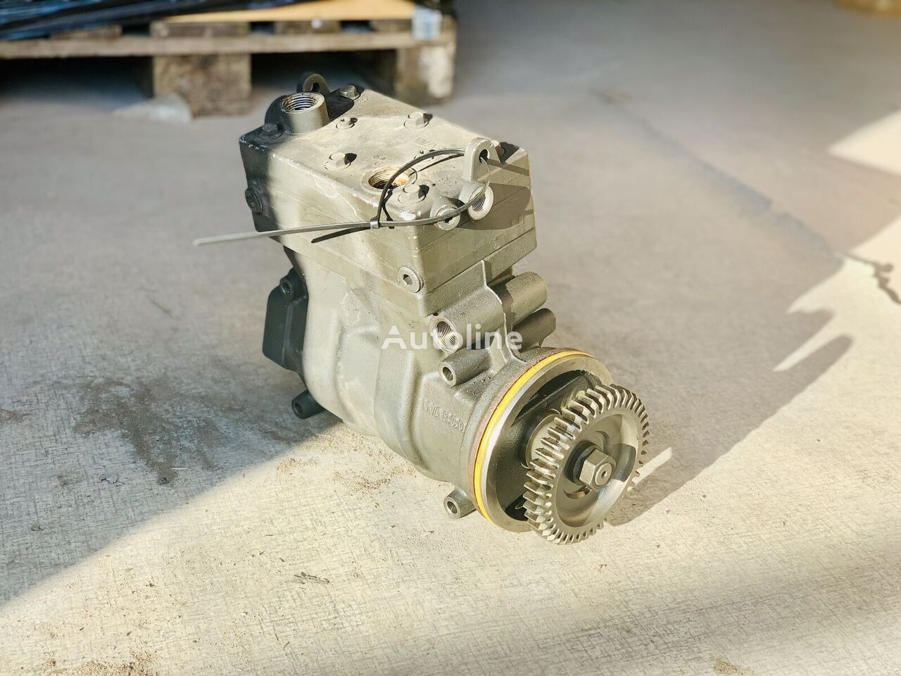 Compressor, sistema de ar comprimido por Camião WABCO 2 cylindry oryginał 51.54112-3028   MAN TGA 51.54112-3028: foto 19