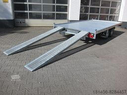 Reboque transporte de veículos novo Anssems Aluboden 3000kg Top Qualität Auffahrrampen integriert 405x200cm: foto 5