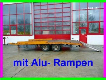 Reboque baixa para transporte de máquinas pesadas Kempf Tandemtieflader mit Alu  Rampen: foto 1