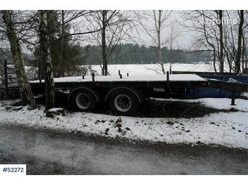 Reboque plataforma/ Caixa aberta para transporte de máquinas pesadas Kilafors SVTPB-122 Machine trailer: foto 1