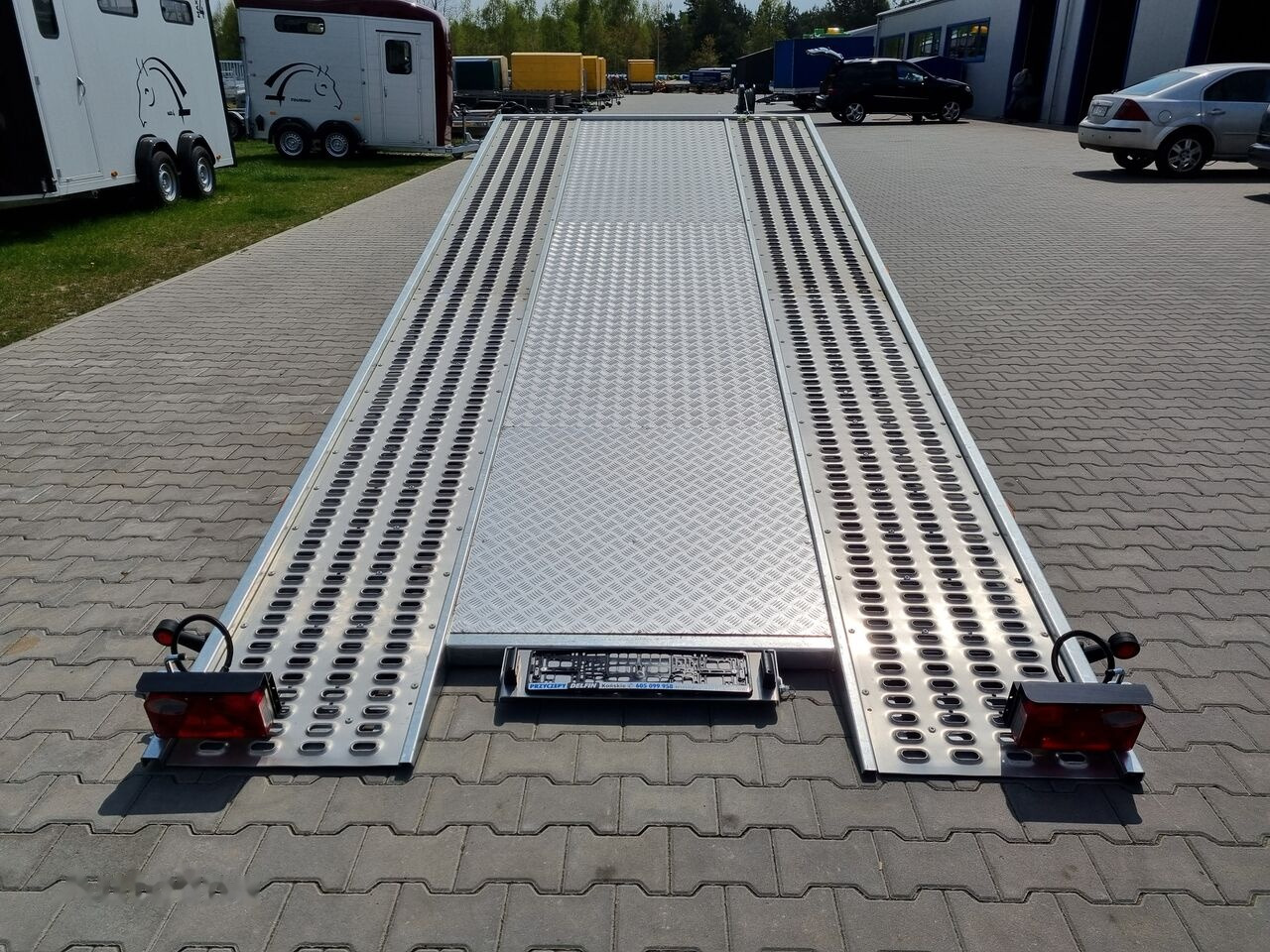 Reboque transporte de veículos novo Lorries PLI-35 5021 car trailer 3.5t GVW tilting platform 500 x 210 cm: foto 15