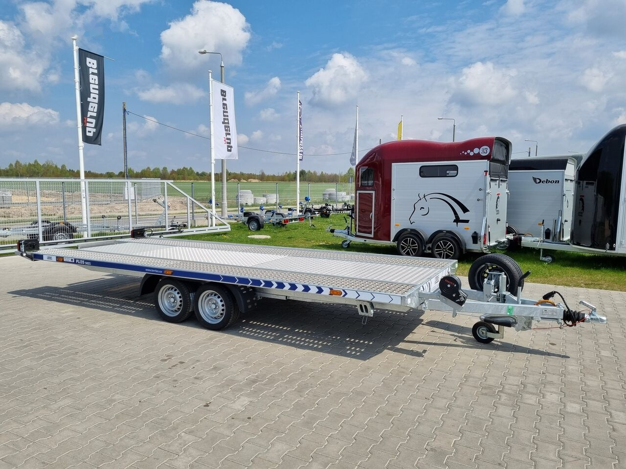 Reboque transporte de veículos novo Lorries PLI-35 5021 car trailer 3.5t GVW tilting platform 500 x 210 cm: foto 6