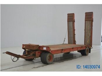 GHEYSEN & VERPOORT LOW BED 2 AXLES  - Reboque baixa