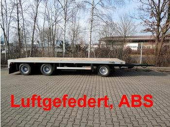 Goldhofer 3 Achs Plato- Tieflader- Anhänger - Reboque plataforma/ Caixa aberta