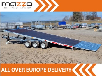 Temared TEMARED UNIVERSAL 5121/3 tilting with ramp three-axle GVW 3500kg - Reboque porta máquinas