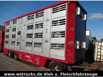 Finkl 3 Stock  Hubdach Vollalu  8,30m  - Reboque transporte de gado