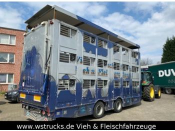Finkl Tandem Hubdach 3 Stock  - Reboque transporte de gado