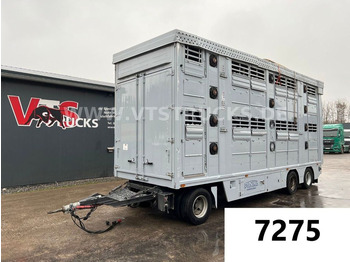 Finkl VA 24 3.Stock Vieh. Hubdach Rampe 3 Achsen  - Reboque transporte de gado