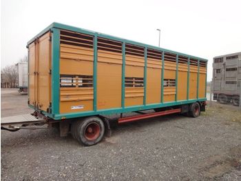 Menke Einstock 8,20m kleine Räder Vollalu  - Reboque transporte de gado