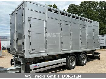 Reboque transporte de gado Schmitz Cargobull BDF Menke Einstock "Neu Tandem