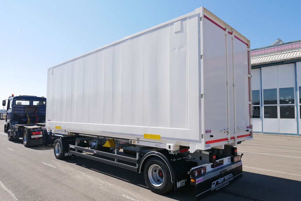 Reboque transportador de contêineres/ Caixa móvel Schmitz Cargobull WKSTG 7,45 /STAHLKOFFER / TEXTIL / DOPPELSTOCK: foto 2