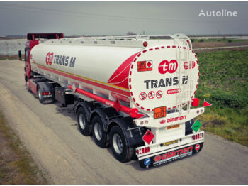 Semirreboque tanque para transporte de combustível novo ALAMEN Fuel Tanker (Diesel-gasoline) for Sale: foto 1