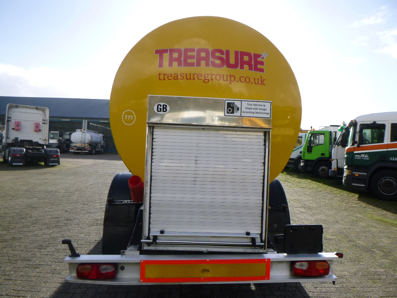 Semirreboque tanque para transporte de alimentos Crane Fruehauf Food (beer) tank inox 30 m3 / 2 comp: foto 5