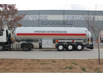 Semirreboque tanque para transporte de gás DOĞAN YILDIZ 45 M3 SEMI TRAILER LPG TANL: foto 1