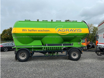 Semirreboque tanque para transporte de materiais a granel Feldbinder 2 Achs Futtermittel Silo leichter!! Unfall: foto 1