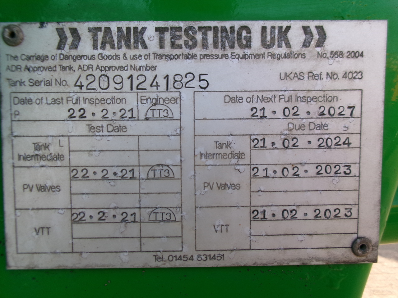 Semirreboque tanque para transporte de combustível Feldbinder Fuel tank alu 42 m3 / / 6 comp + pump: foto 27