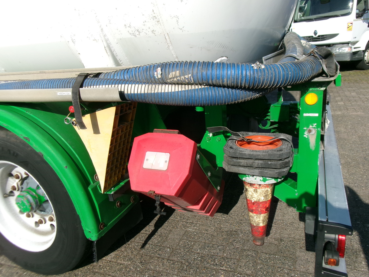 Semirreboque tanque para transporte de combustível Feldbinder Fuel tank alu 42 m3 / / 6 comp + pump: foto 13