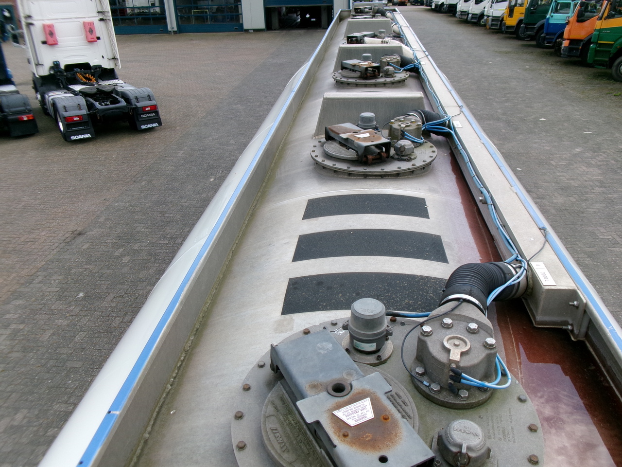 Semirreboque tanque para transporte de combustível Feldbinder Fuel tank alu 44.6 m3 + pump: foto 20