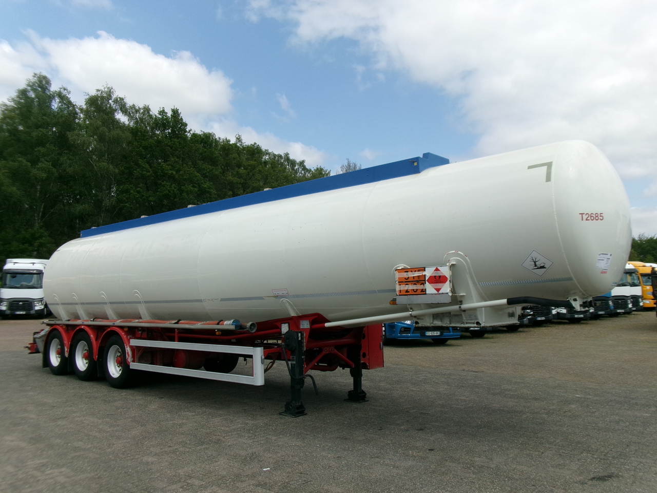 Semirreboque tanque para transporte de combustível Feldbinder Fuel tank alu 44.6 m3 + pump: foto 2