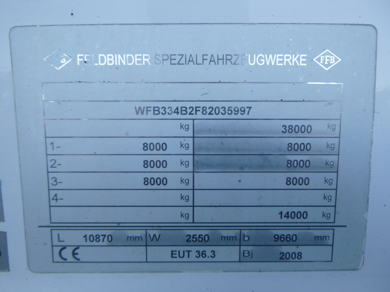 Leasing de Feldbinder Powder tank alu 36 m3 / 1 comp + compressor Feldbinder Powder tank alu 36 m3 / 1 comp + compressor: foto 25