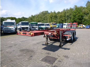 Semi-reboque transportador de contêineres/ Caixa móvel Fruehauf 2-axle container trailer 20 ft: foto 1