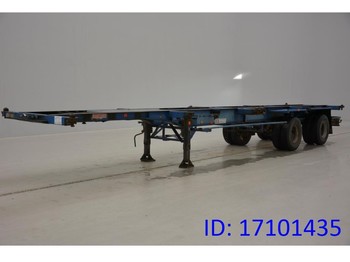 Semi-reboque transportador de contêineres/ Caixa móvel Groenewegen Skelet 20-30-40 ft: foto 1