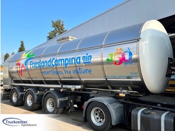 Semirreboque tanque para transporte de leite Hobur O-3-45 T, 35300 Liter, 2x Lifting, 2x Steering, Truckcenter Apeldoorn.: foto 1