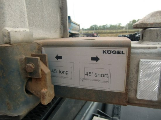 Semi-reboque transportador de contêineres/ Caixa móvel Kögel S24,Containerchassi,Port 45 duplex  2x Liftachse: foto 14