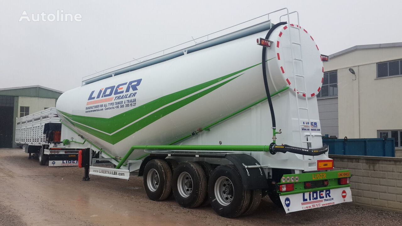 Semirreboque tanque para transporte de cemento novo LIDER 2023 NEW 80 TONS CAPACITY FROM MANUFACTURER READY IN STOCK: foto 16