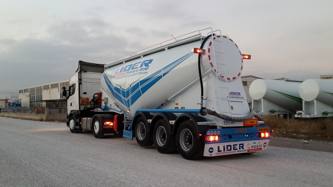 Semirreboque tanque para transporte de cemento novo LIDER 2024 MODEL NEW CEMENT TANKER: foto 14