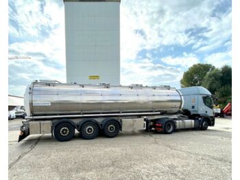 Semirreboque tanque para transporte de alimentos Menci Grappar L1,5BN -30/4- Druck 2 BAR - Webasto- R: foto 1