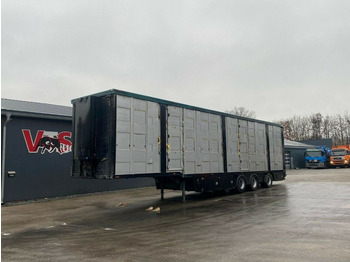 Semi-reboque transporte de gado Menke  3.Stock mit Aggregat Hubdach Lenk/Lift: foto 1