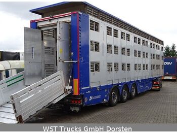 Semi-reboque transporte de gado Michieletto 3 Stock  Vollausstattung Hubdach: foto 1