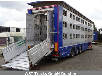 Semi-reboque transporte de gado Michieletto 3 Stock  Vollausstattung Hubdach: foto 1