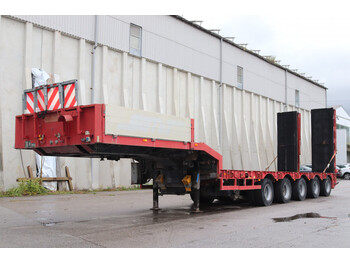 Semi-reboque baixa para transporte de máquinas pesadas Nooteboom MC0-85-05V  ausziehbar gelenkte A. Rampen Fernb.: foto 1