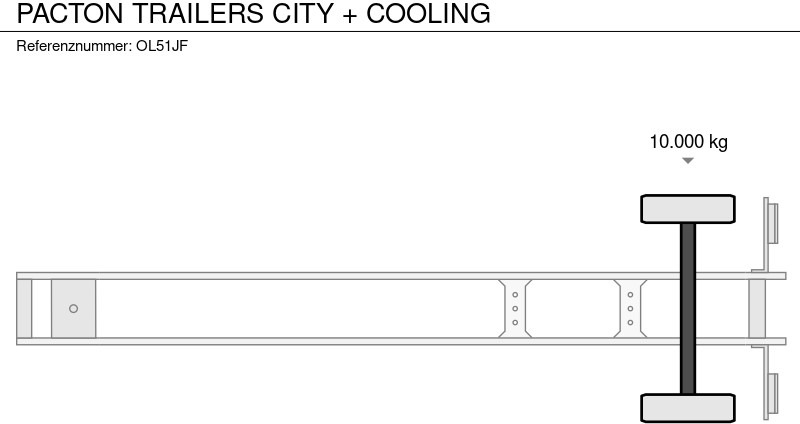 Semi-reboque frigorífico Pacton TRAILERS CITY + COOLING: foto 12
