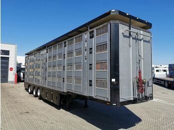 Semi-reboque transporte de gado Pezzaioli Menke-Janzen / 4 Stock / Hudbach / Lenkachse: foto 1