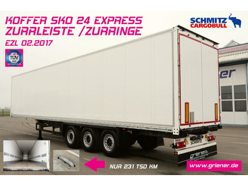 Semi-reboque furgão Schmitz Cargobull SKO 24/ ZURRLEISTE/ LASI 12642 XL 2,70 ZURRINGE: foto 1