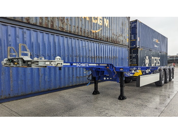 Semi-reboque transportador de contêineres/ Caixa móvel para transporte de contêineres novo Schmitz Cargobull Skelly: foto 4