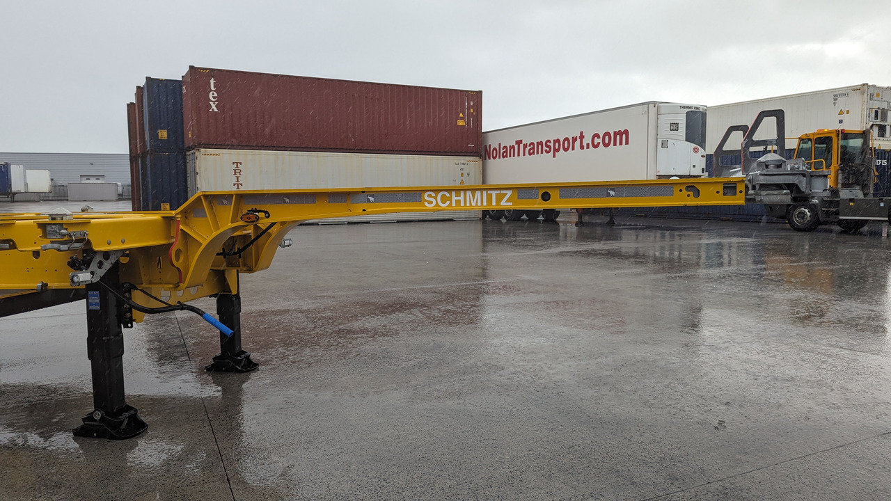 Semi-reboque transportador de contêineres/ Caixa móvel para transporte de contêineres novo Schmitz Cargobull Skelly: foto 10