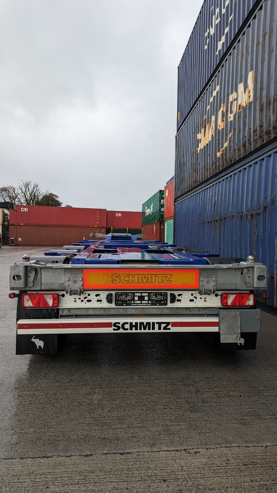 Semi-reboque transportador de contêineres/ Caixa móvel para transporte de contêineres novo Schmitz Cargobull Skelly: foto 7