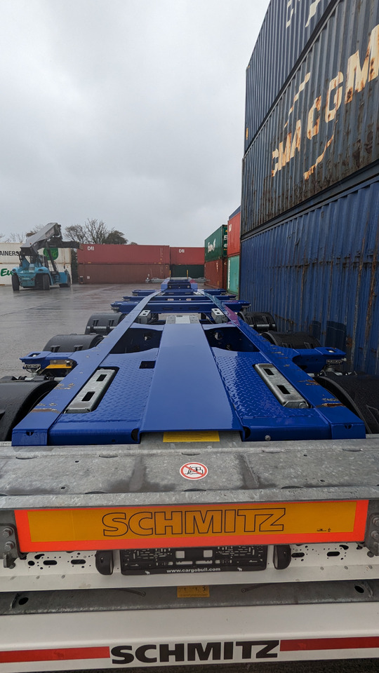 Semi-reboque transportador de contêineres/ Caixa móvel para transporte de contêineres novo Schmitz Cargobull Skelly: foto 17