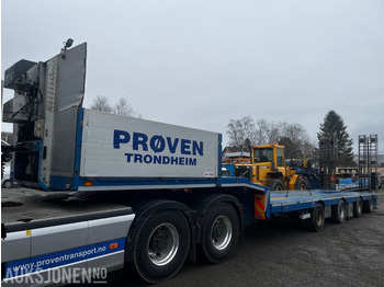 2014 Vang SHSH 1111 TS maskinhenger m/3,5 meter uttrekk og hydraulisk bredding. - Semi-reboque baixa